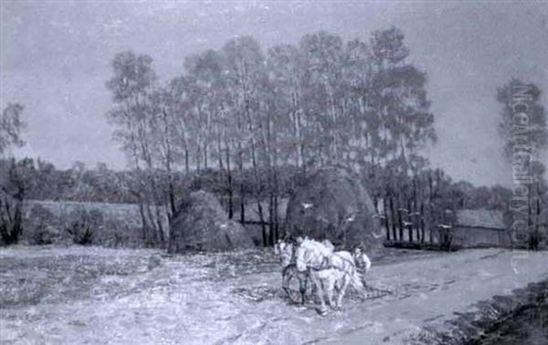 Early Morning Plough Team - view 1