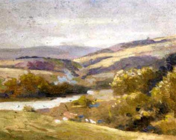 Sheep In An Extensive Landscape (+ 3 Others; 4 Works) - view 1