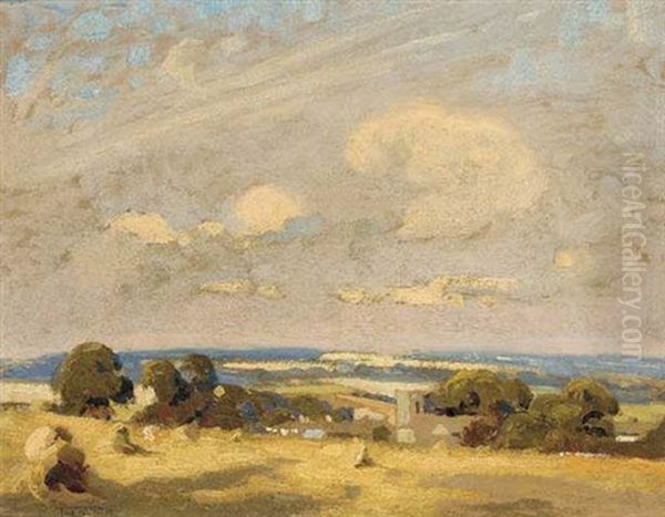 Summer Landscape With A Village Church - view 1