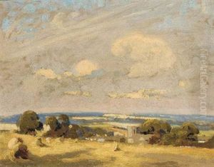 Summer Landscape With A Village Church Summer Landscape With A Village Church