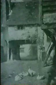 Geese In An Inn Yard by Frederick Hall
