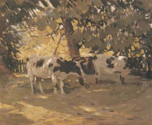 A Sun-dappled Glade by Frederick Hall