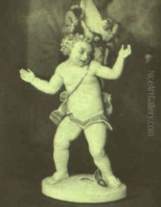 Dancing Putto by Frederick Garrison Hall
