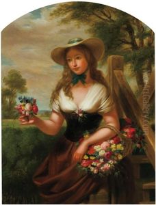 Girl With Flowers