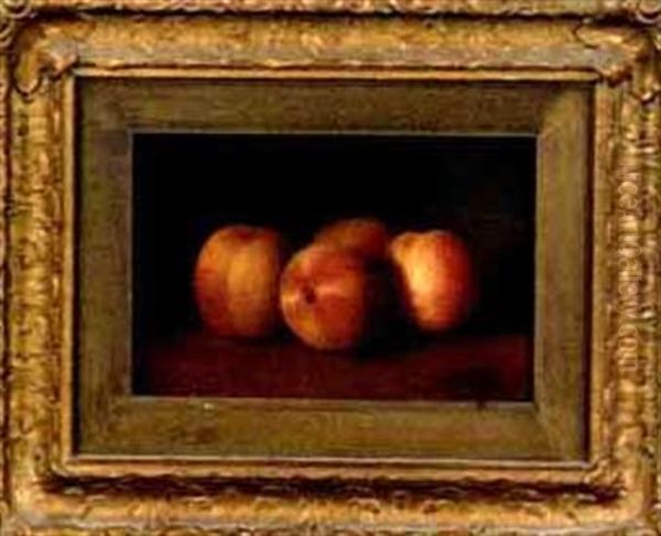Still-life Of Peaches - view 1