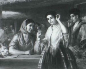 The Flower Seller by George Henry Hall