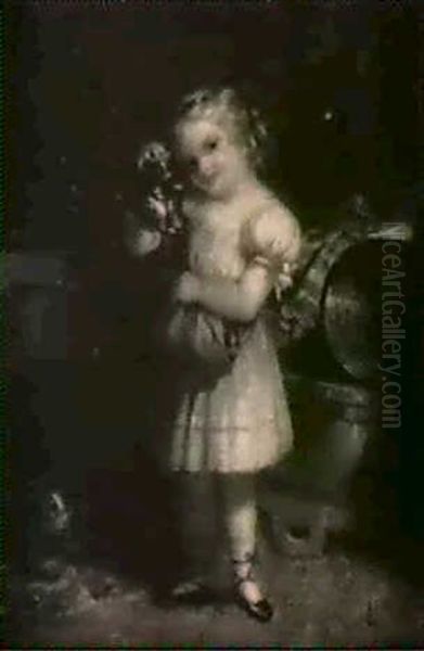 Child With Kittens - view 1
