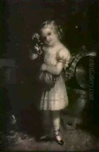 Child With Kittens by George Henry Hall