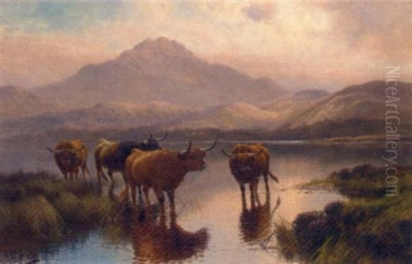 Highland Cattle, Loch Ness - view 1