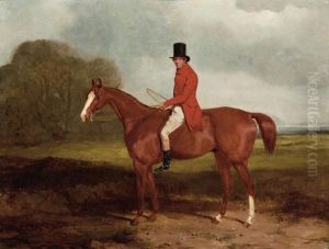 Hunter On His Horse by Harry Hall