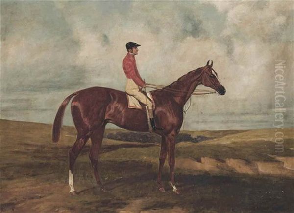 Sir Joseph Hawley's Teddington, Winner Of The Derby In 1851, With Jockey Up - view 1