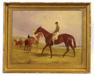 "mince Pie", Alfred Day Up, At Epsom Before The Start Of The Oaks by Harry Hall