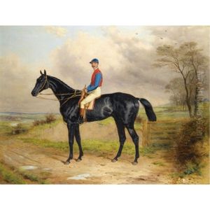 Lord Poulett's Celebrated Racehorse "the Lamb" With George Ede Up by Harry Hall