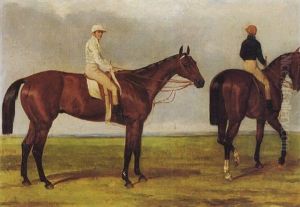 Bay Racehorses Belonging To Colonel Anson And Fulwar Craven