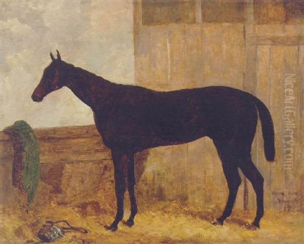 Lord Eglinton's "van Trump" In A Stable - view 1