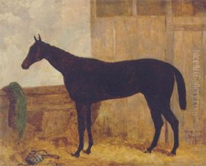 Lord Eglinton's "van Trump" In A Stable by Harry Hall