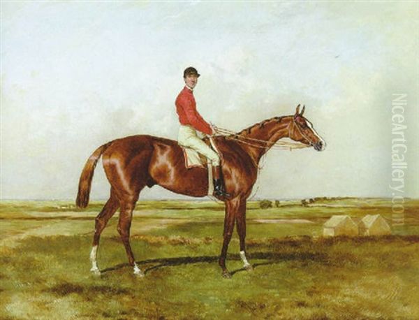 Sir Joseph Hawley's "fitz-roland" With John Wells Up At Newmarket - view 1