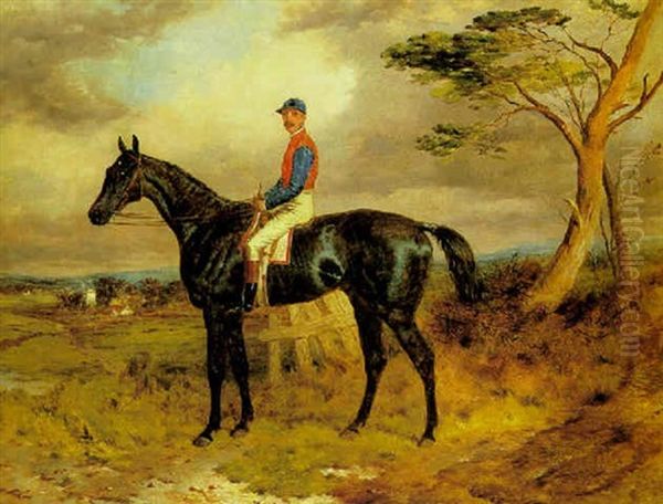 Lord Poulett's Celebrated Racehorse "the Lamb" With George Ede Up At Newmarket - view 1