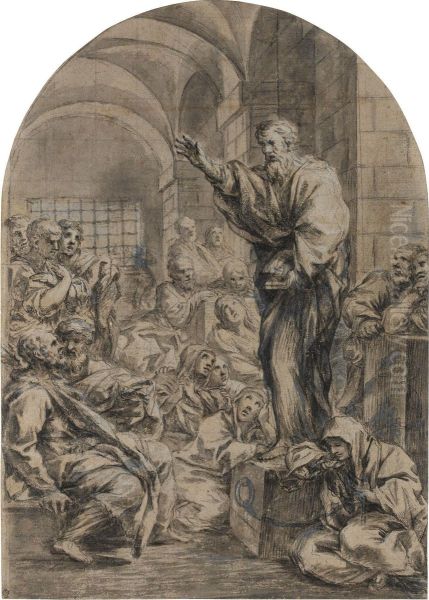 A Saint Preaching In Prison - view 1