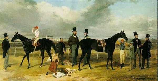 The Great Match: "voltigeur" And The "flying Dutchman" With Admiral Rous, Lords Zetland And Eglinton - view 1