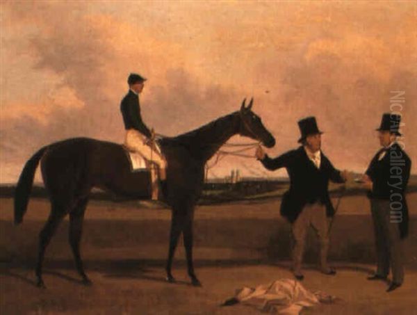 Nancy With Jockey Up - view 1