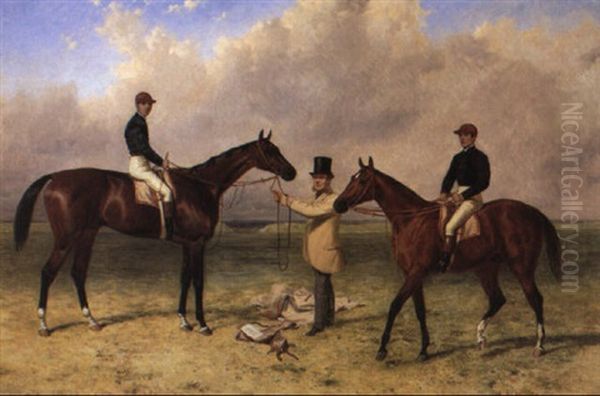 Mr. Richard Sutton's Bay Colt 'lord Lyon' And His Bay Colt 'elland' - view 1