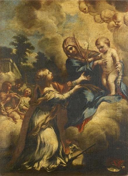 The Madonna And Child With Saint Martina - view 1