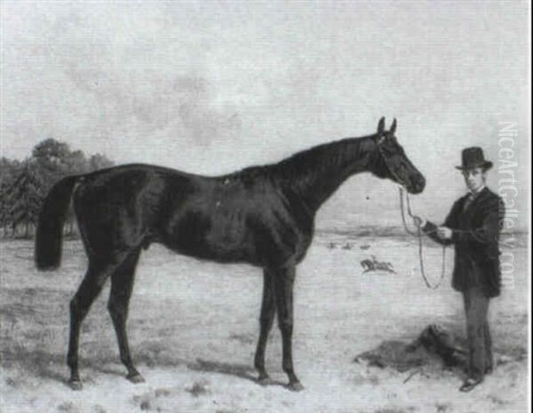 Gladiateur And His Owner, Count Frederic De Lagrange - view 1