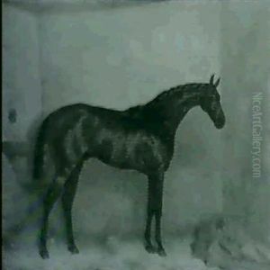 'discord'; Plebeian' - Bay Race                             Horses In Stables (a Pair) by Harry Hall