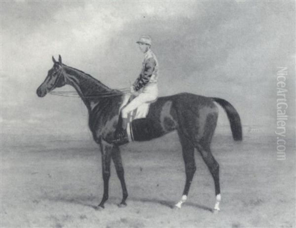 A Bay Racehorse, The Property Of Lord Anglesey, With Tom Cannon Up - view 1