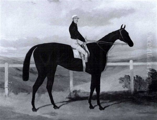 "canzou", A Bay Racehorse, With Frank Butler Up - view 1