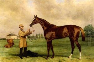 "prince Charlie" With John Osborn Who Rode Him To Win The   Two Thousand Guineas, 1872