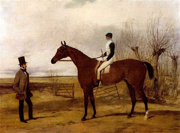 Mr. Cartwright's Bay Colt "maurice Daly" With Boyce Up - view 1
