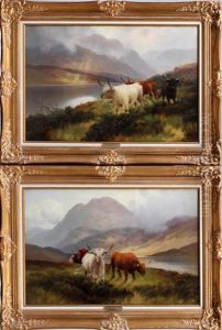 Highland Cattle by Henry Robinson Hall