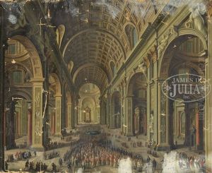 Papal Procession, Saint Peter"s Basilica by Johannes Hall
