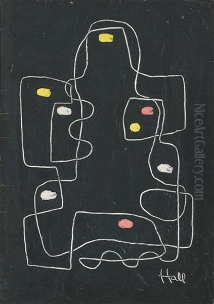 Abstract Composition On Black - view 1