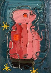 Pink Figure by Kenneth Hall