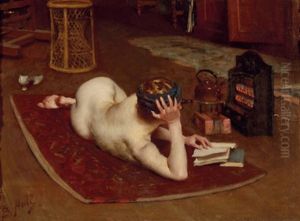 Nude Reading At Studio Fire by Lindsay Bernard Hall