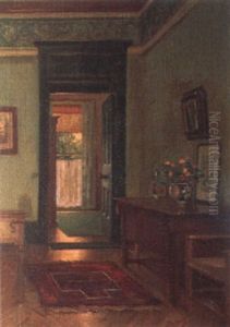 Interior Scene Of The Artist's Home Interior Scene Of The Artist's Home