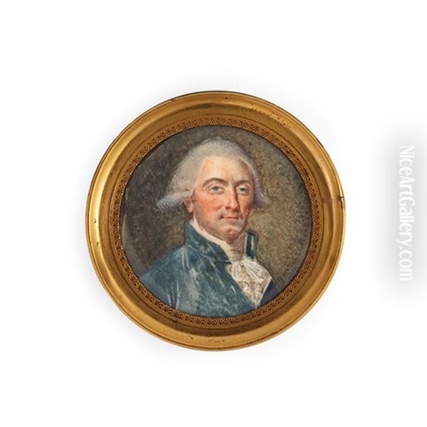 Man Wearing Blue Jacket - view 1