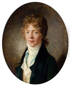 Portrait De Jeune Homme En Habit Vert