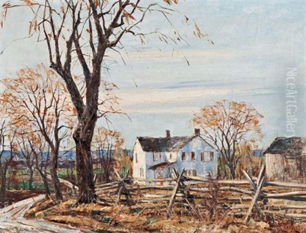 Autumn Side Road - view 1