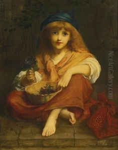 The Flower Girl by Charles Edward Halle