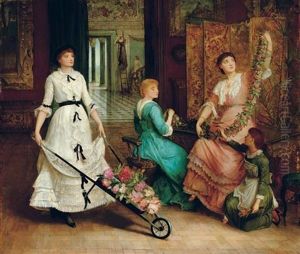 Preparing For The Ball by Charles Edward Halle