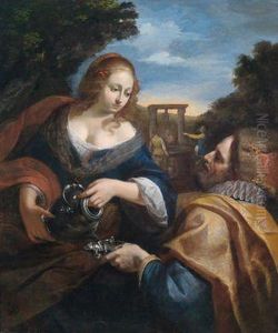 Rebecca Und Eliezer Am Brunnen