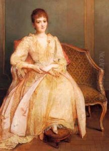 Portrait Of Lady Georgianna Macmillan Portrait Of Lady Georgianna Macmillan