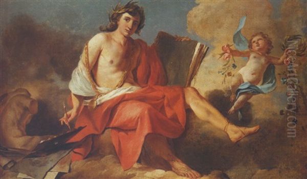 Apollo With The Attributes Of The Arts - view 1