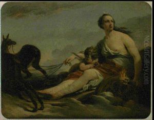 Allegorie Du Soir by Noel Halle