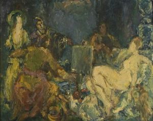 Der Maler Und Sein Modell by Samuel Baruch Halle