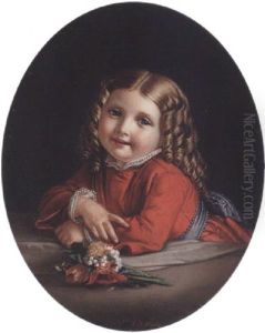 A Young Girl With A Posy